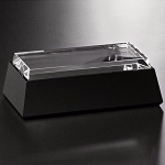 Black and Optical Crystal Base - Rectangle
